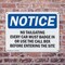 Signmission No Tailgating Every Car Must Badge In Or, 18 in W x Rectangle, Plastic OS-2PACK-NS-P-1218-L-14883 - alternate 7